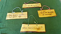 Lady Oak Wood - Shed signs